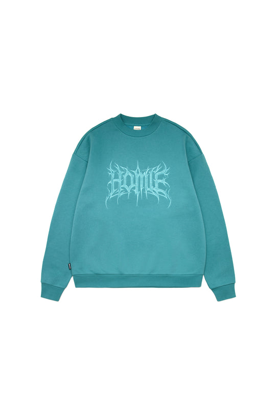 Gothic Crewneck - Teal