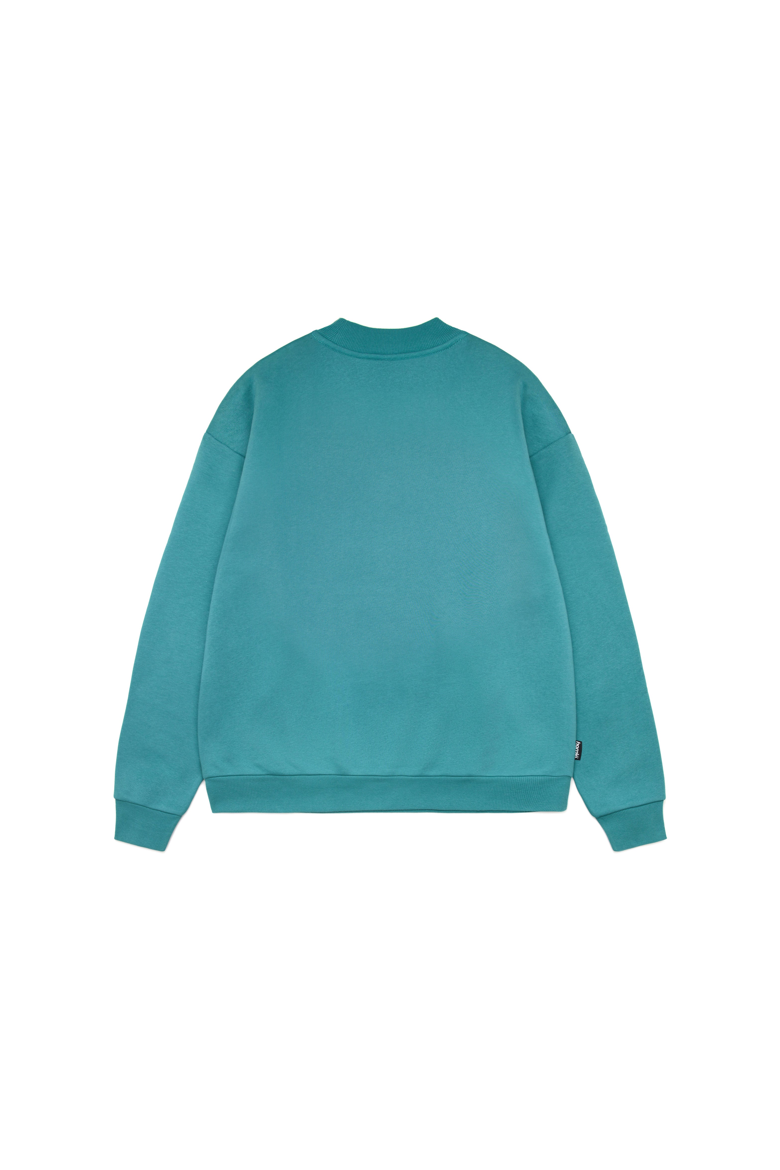 Teal crewneck on sale