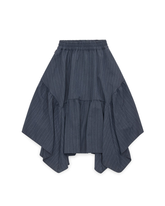 Handkerchief Skirt - Chalkstripe