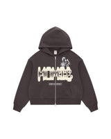 Positive Energy Zip Hoodie - Charcoal