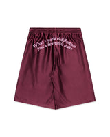 Few Words Basketball Shorts - Burgundy