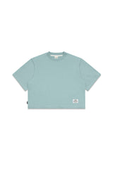 Heavy Weight Cropped Tee - Sage