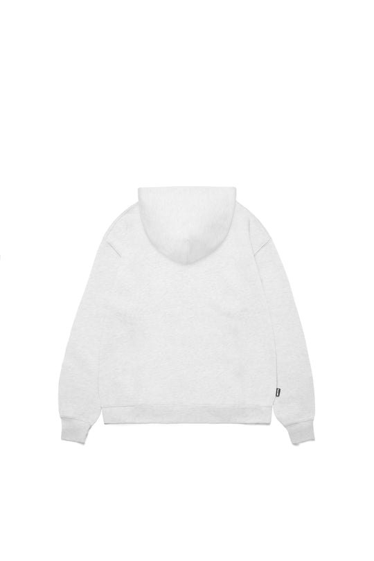 Heavy Weight Hoodie - White Marle