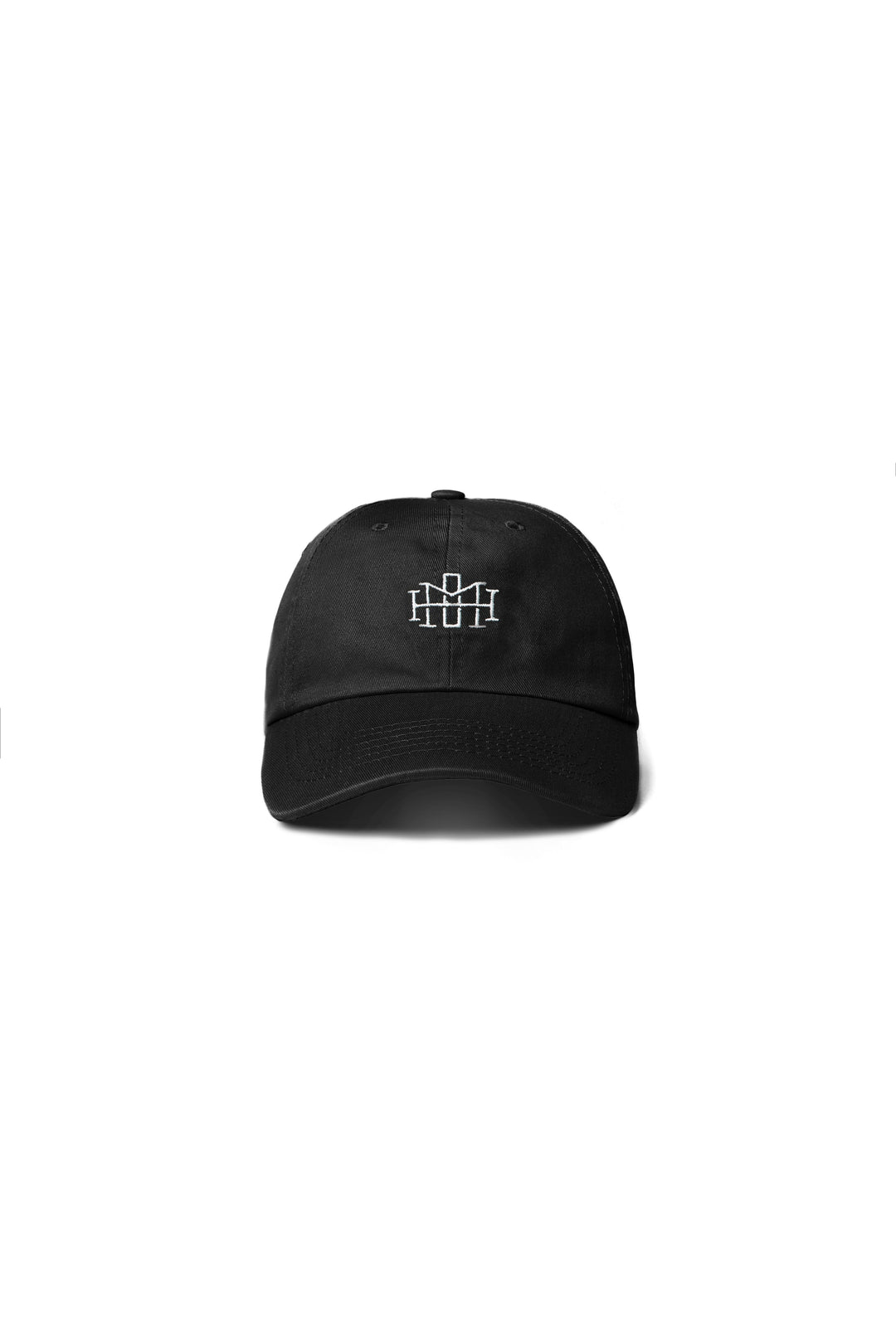 Monogram Dad Cap 2.0 - Black
