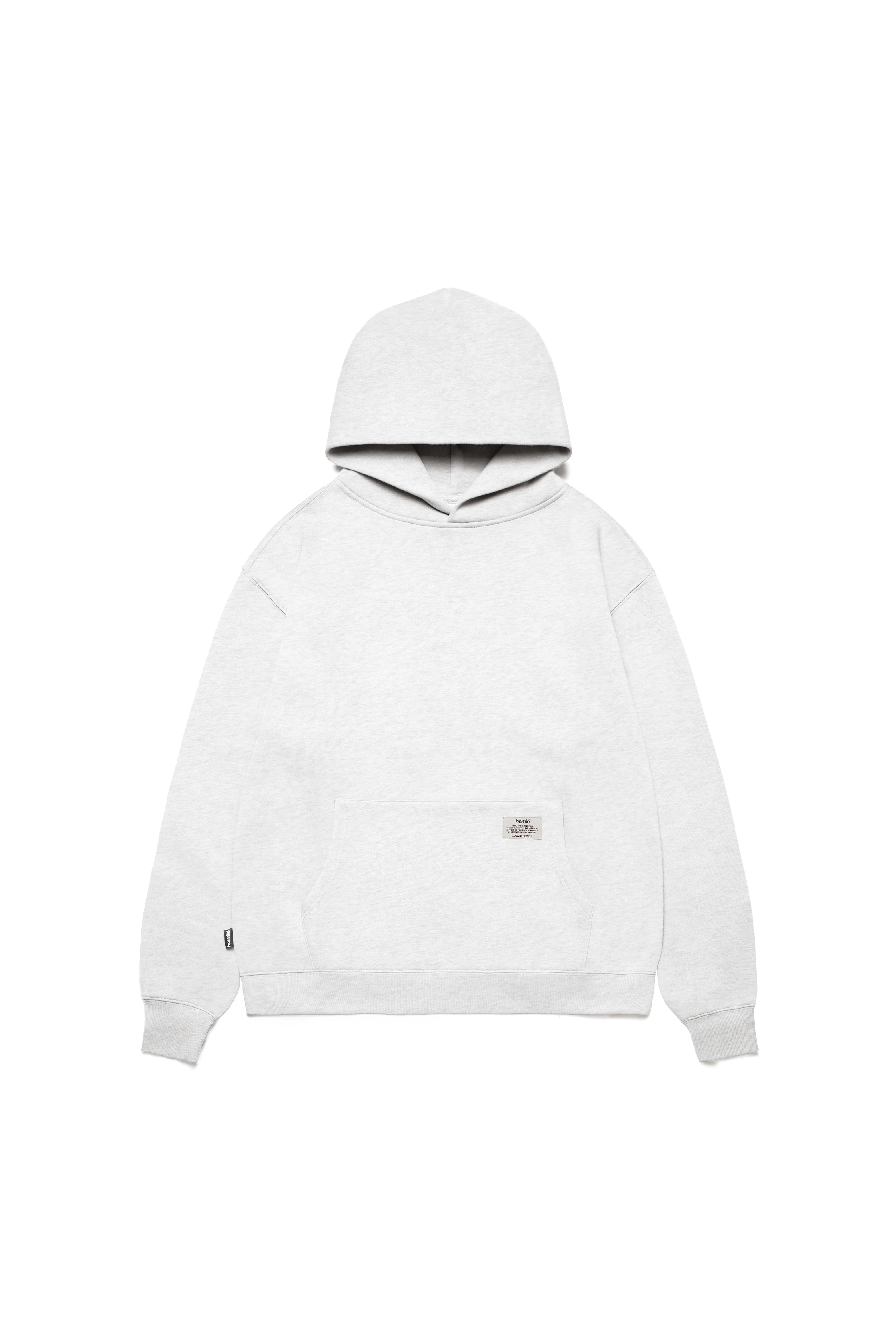 Heavy Weight Hoodie - White Marle