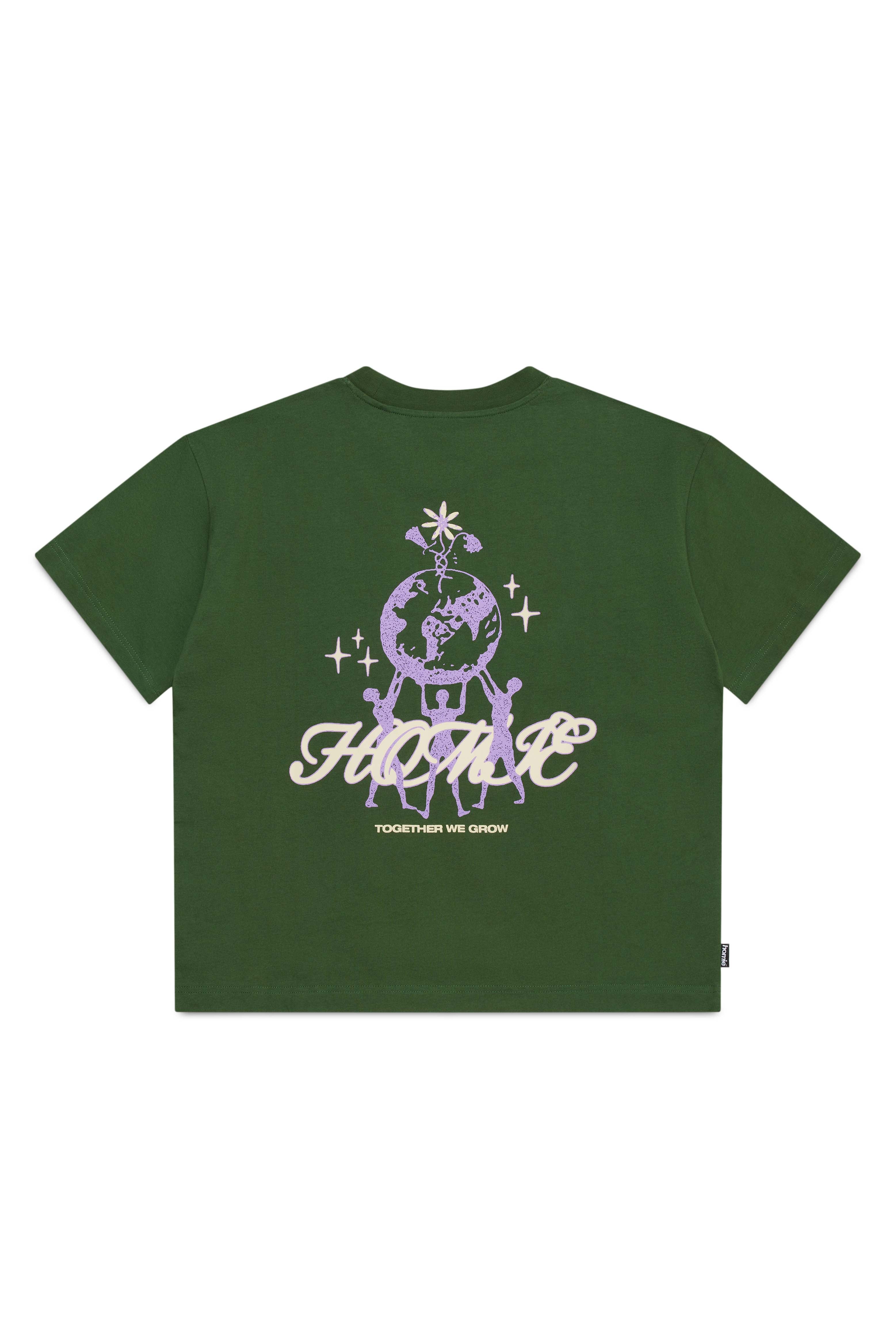 We Grow Tee - Forest Green