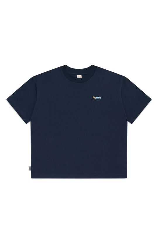 Rainbow Tee - Navy