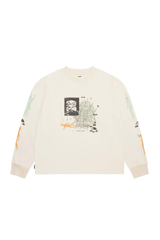 Shared Purpose LS Tee - Mushroom