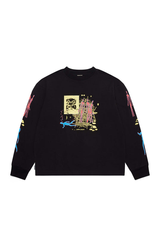 Shared Purpose LS Tee - Black