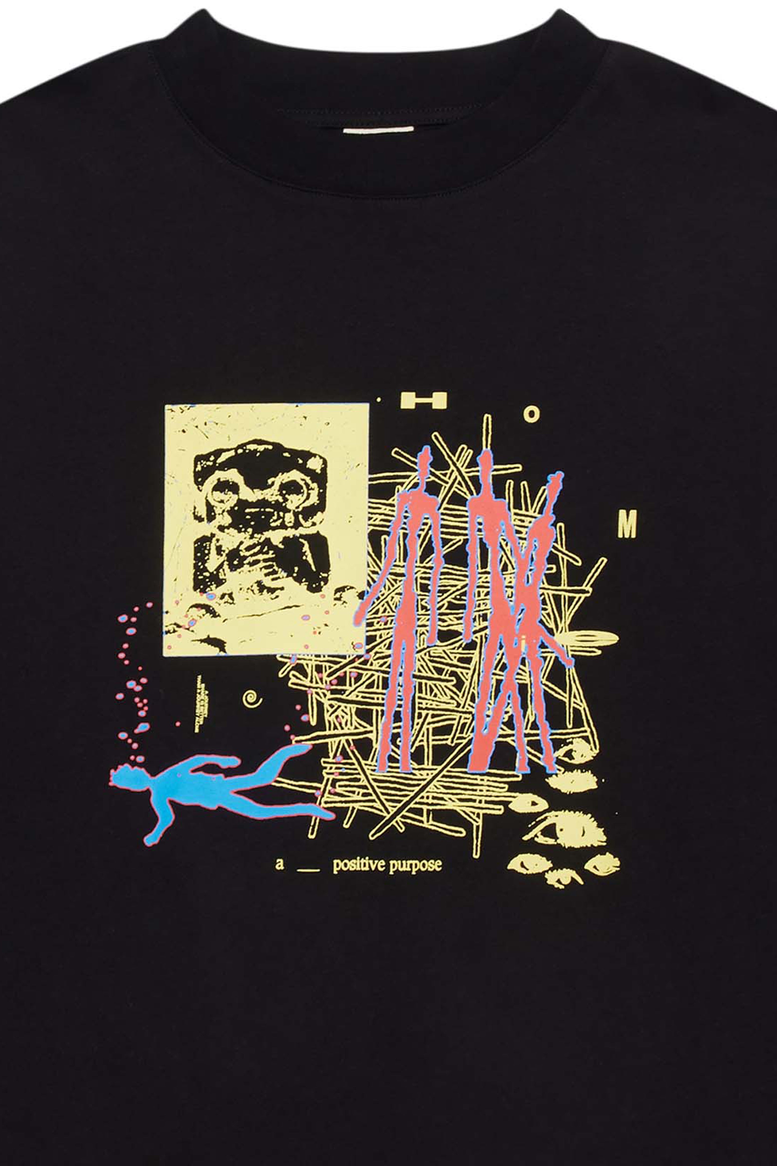 Shared Purpose LS Tee - Black