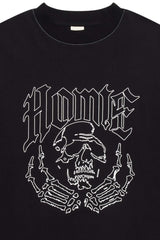 Skull LS Tee - Black