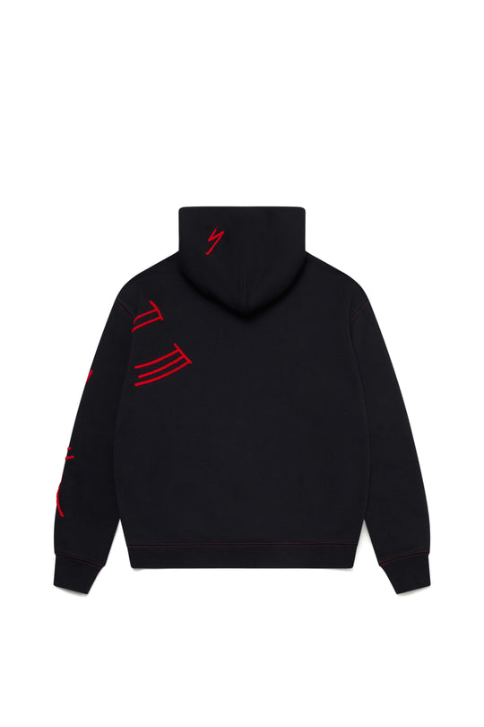 Flower Hoodie - Black