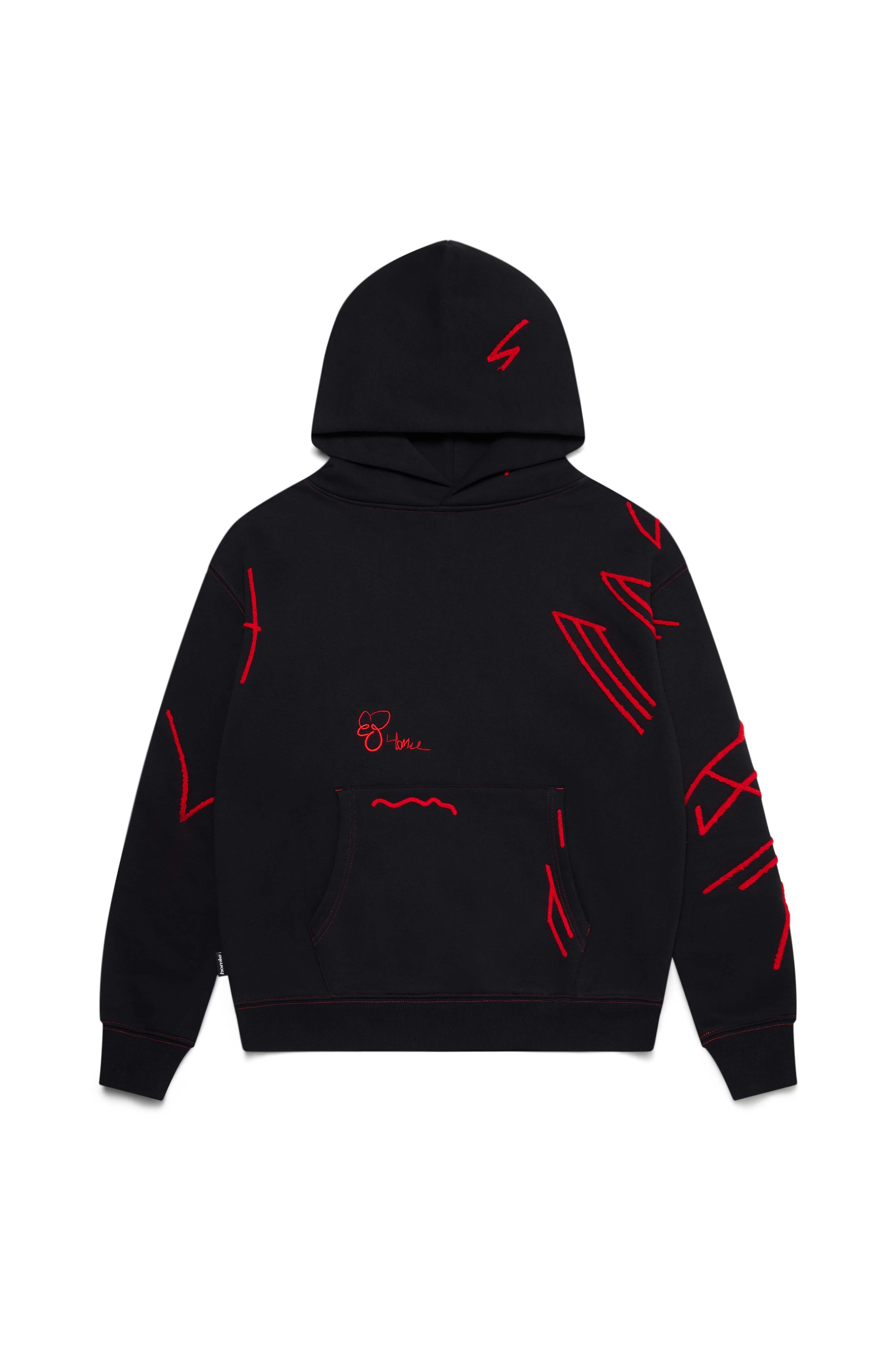 Flower Hoodie - Black