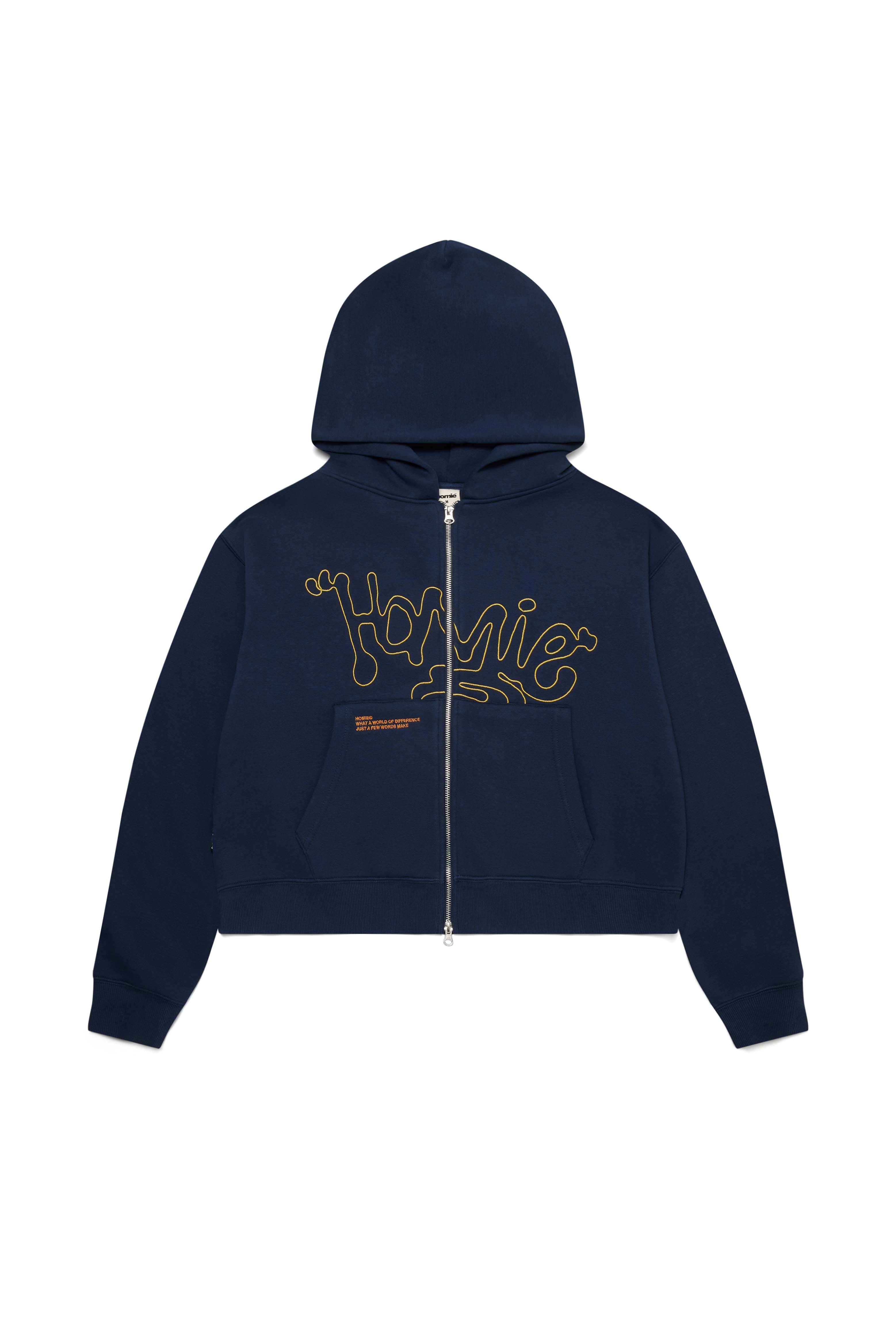 World of Difference Zip Hoodie - Navy