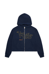 World of Difference Zip Hoodie - Navy