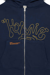 World of Difference Zip Hoodie - Navy