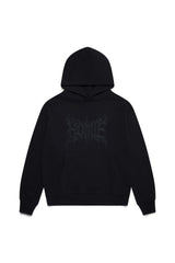 Blackout Gothic Hoodie - Black