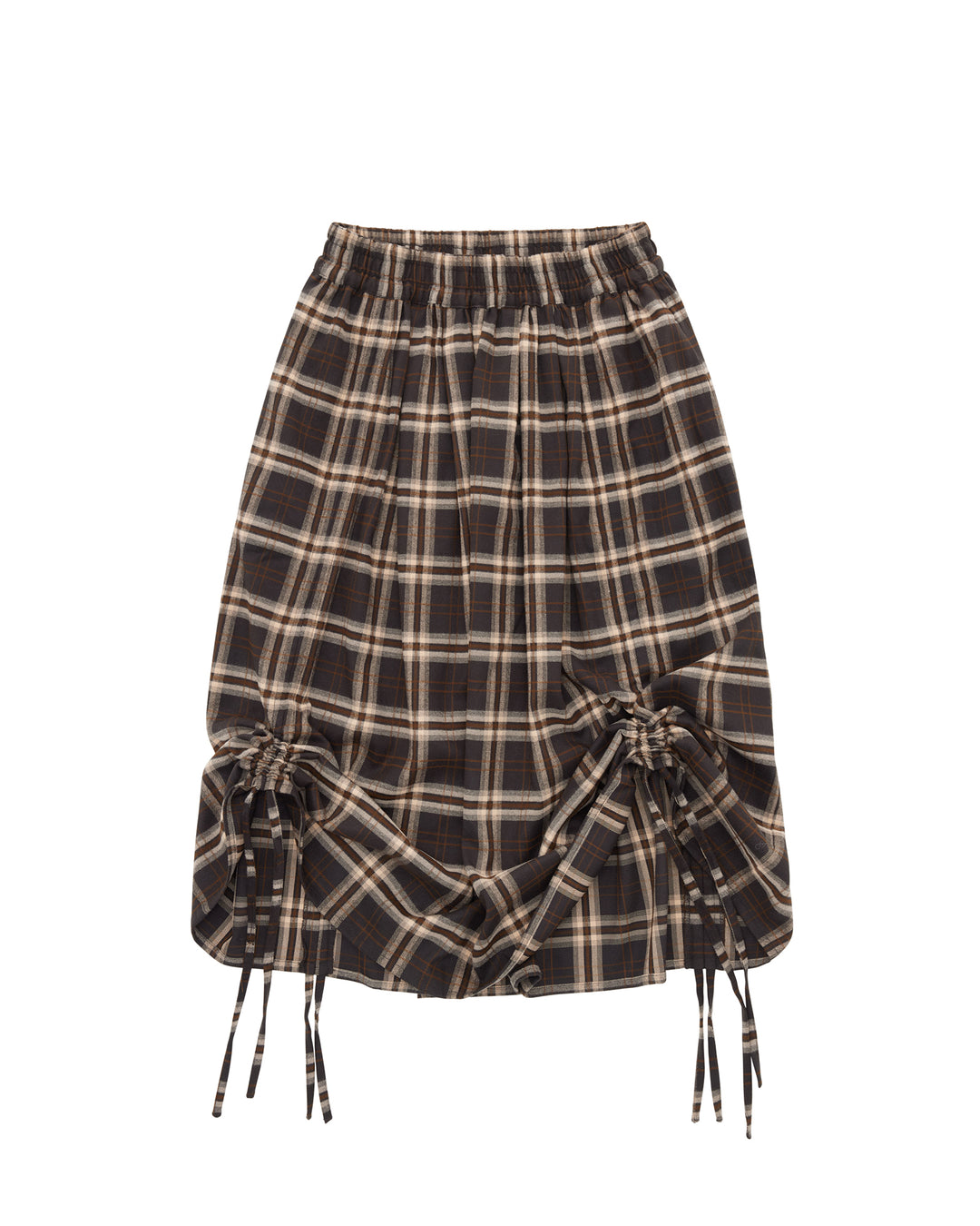 Kristy Tartan Skirt - Espresso