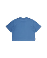 Heavy Weight Cropped Tee - Colbalt Blue