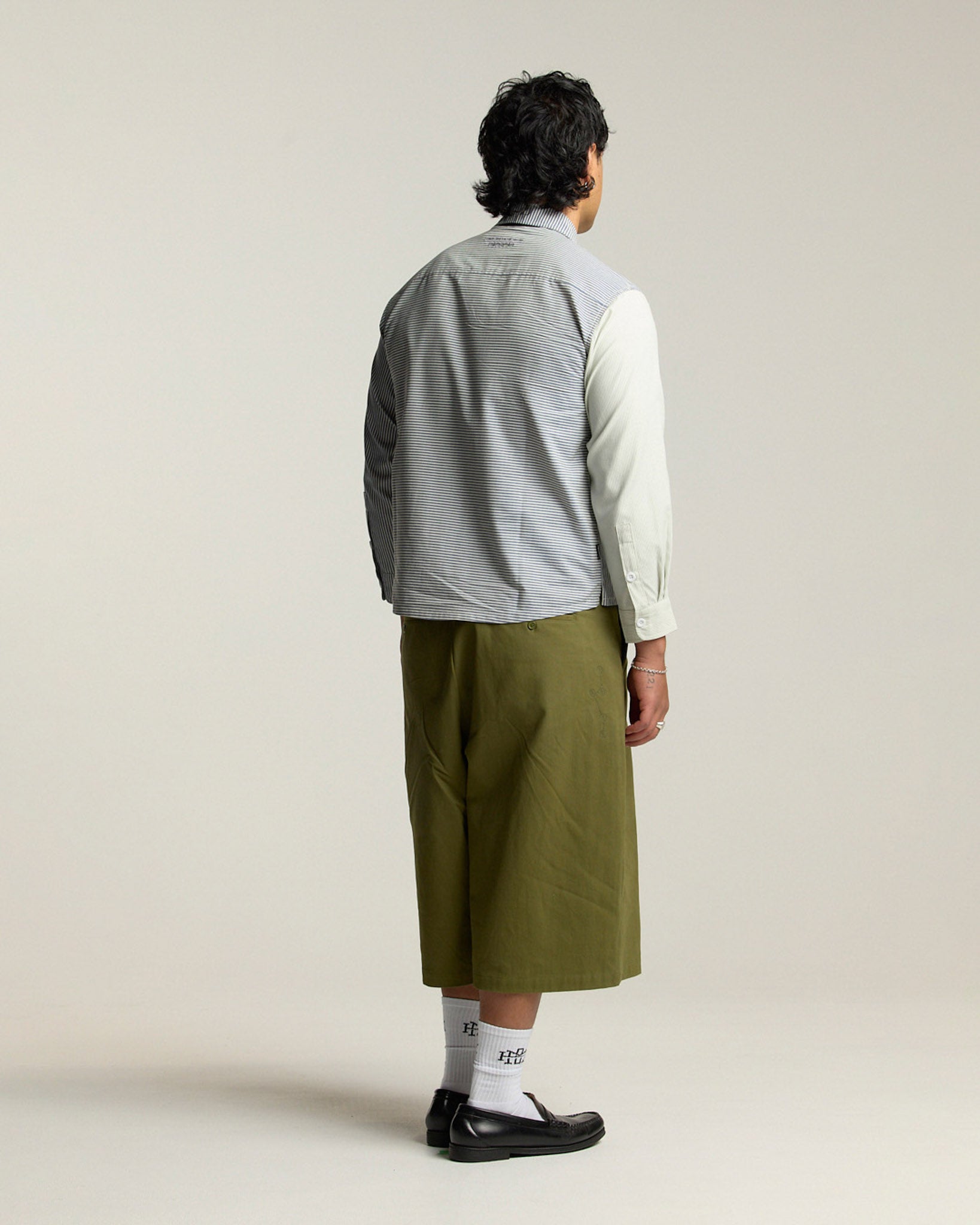 Purpose Oxford Shirt - Apple Green/Navy
