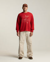 Dreams Waffle Knit - Burnt Orange