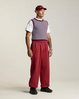 Connect Straight Leg Pants - Burgundy