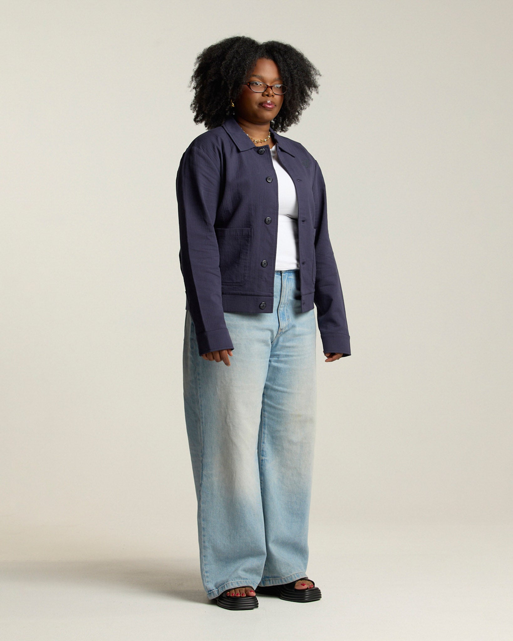 Everyday Lightweight Jacket - Navy
