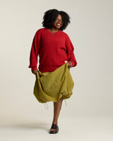 Dreams Waffle Knit - Burnt Orange