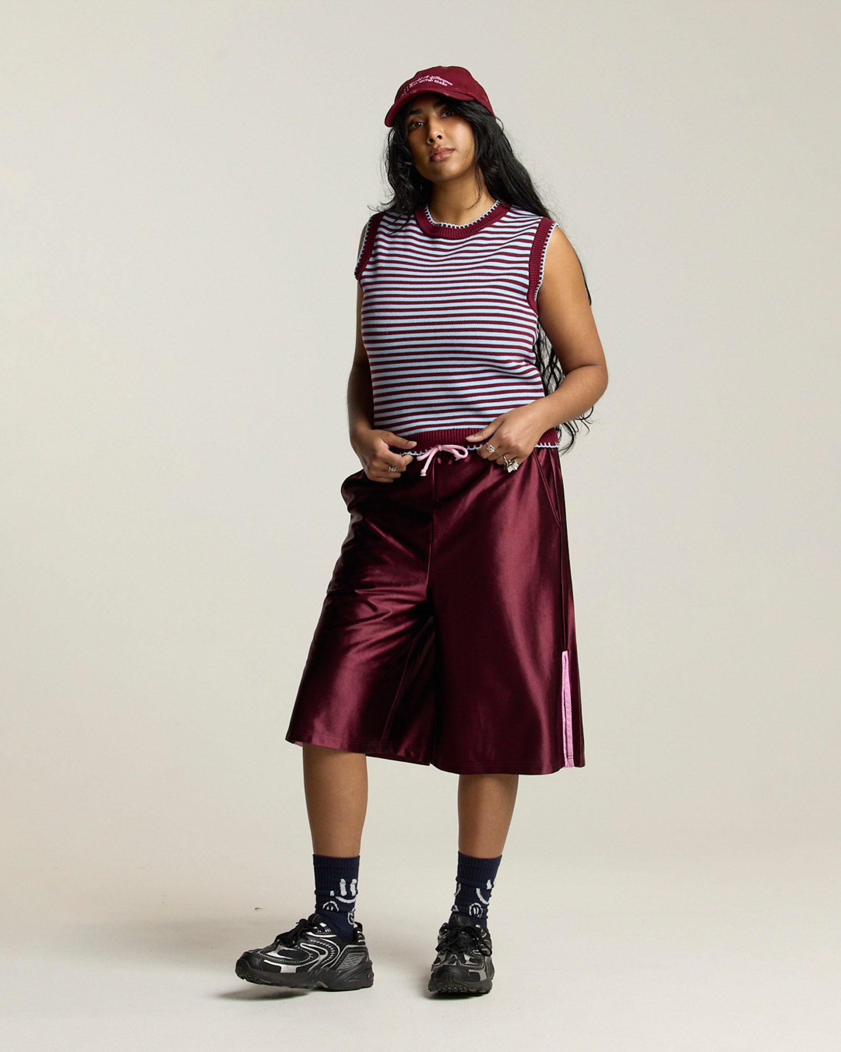 Few Words Basketball Shorts - Burgundy