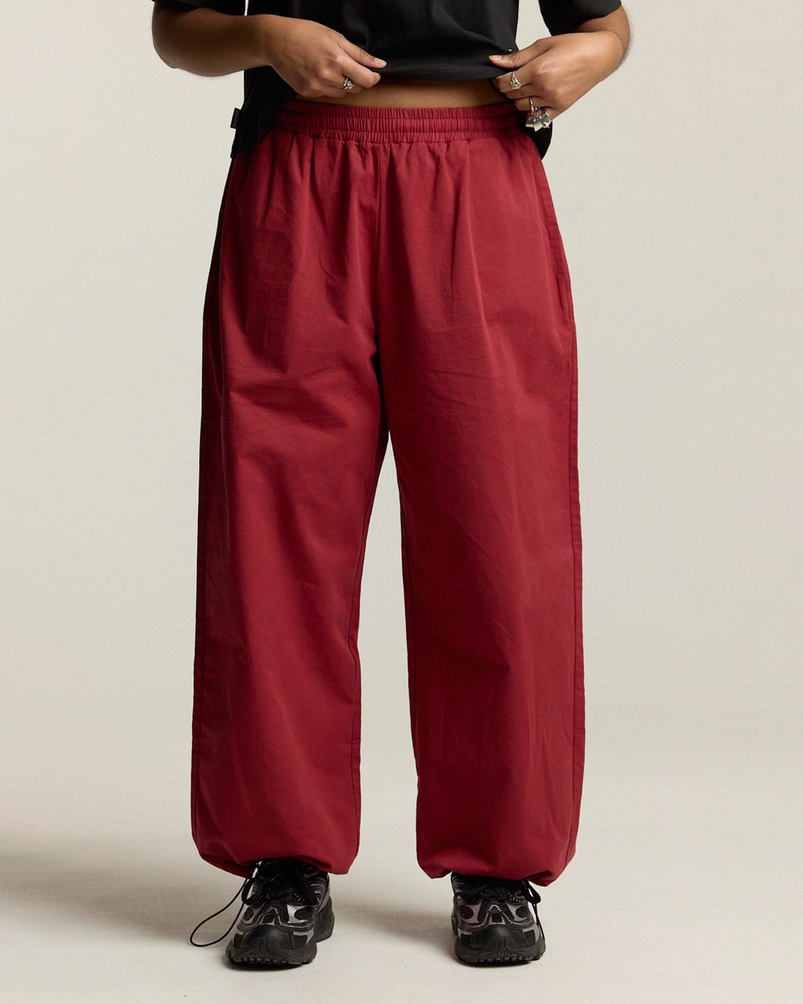 Connect Straight Leg Pants - Burgundy