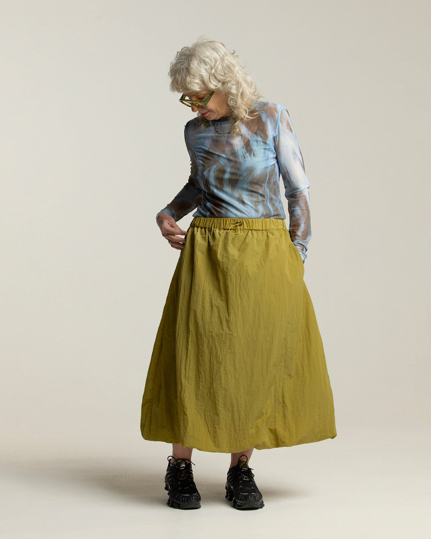 Trek Bubble Skirt - Moss