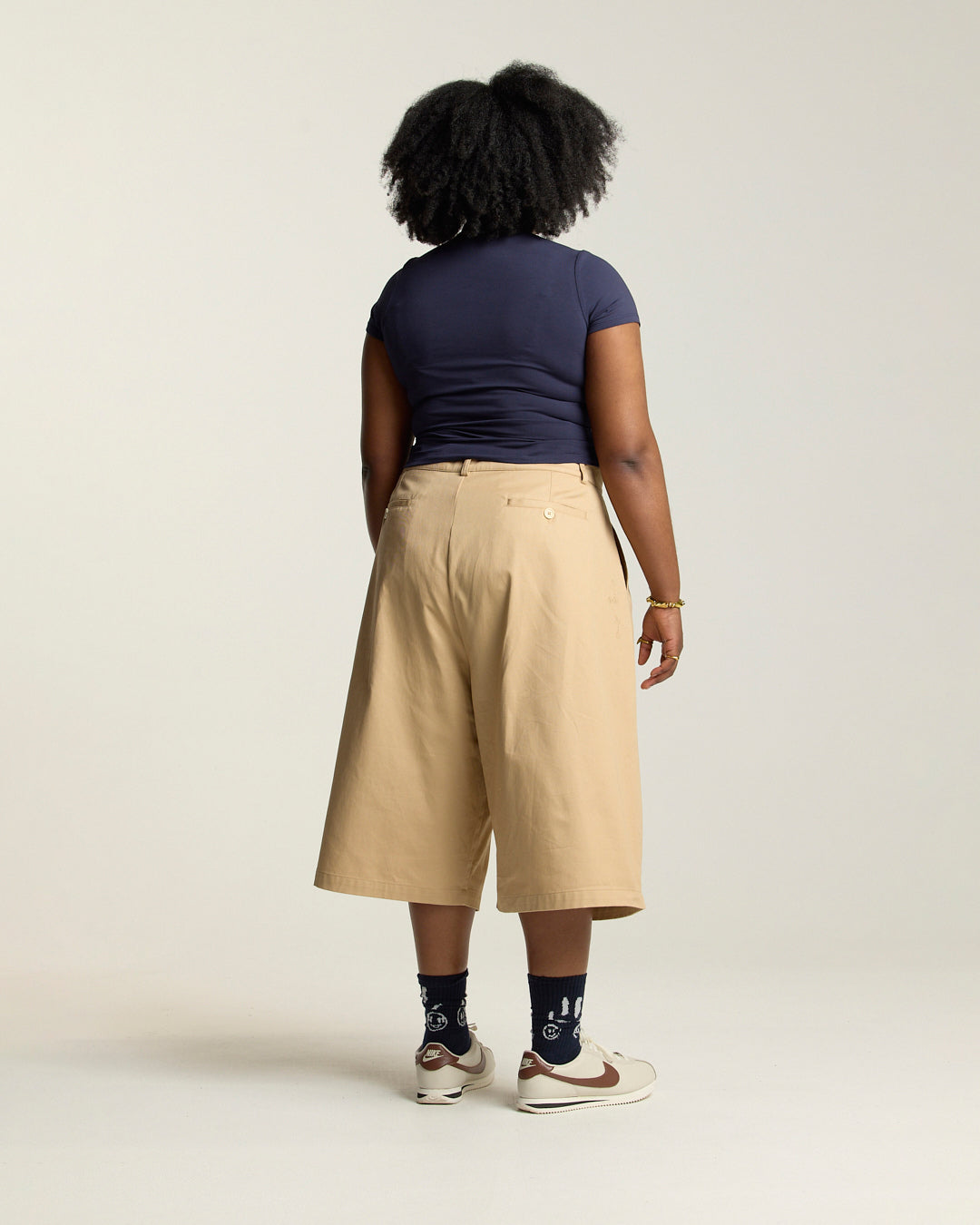 Swirl Baby Tee - Navy