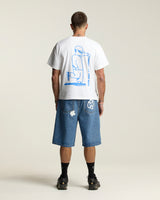 Back Tee - White