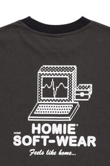 Soft-Wear Ringer Tee - Coal