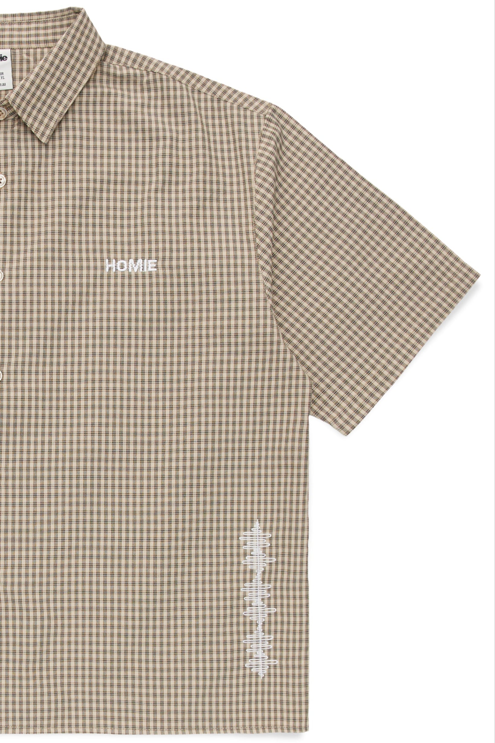 Rhythm Boxy Shirt - Chocolate Check
