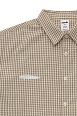 Rhythm Boxy Shirt - Chocolate Check