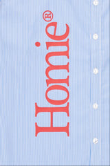 Blossom Oxford Shirt - Blue & White Stripe