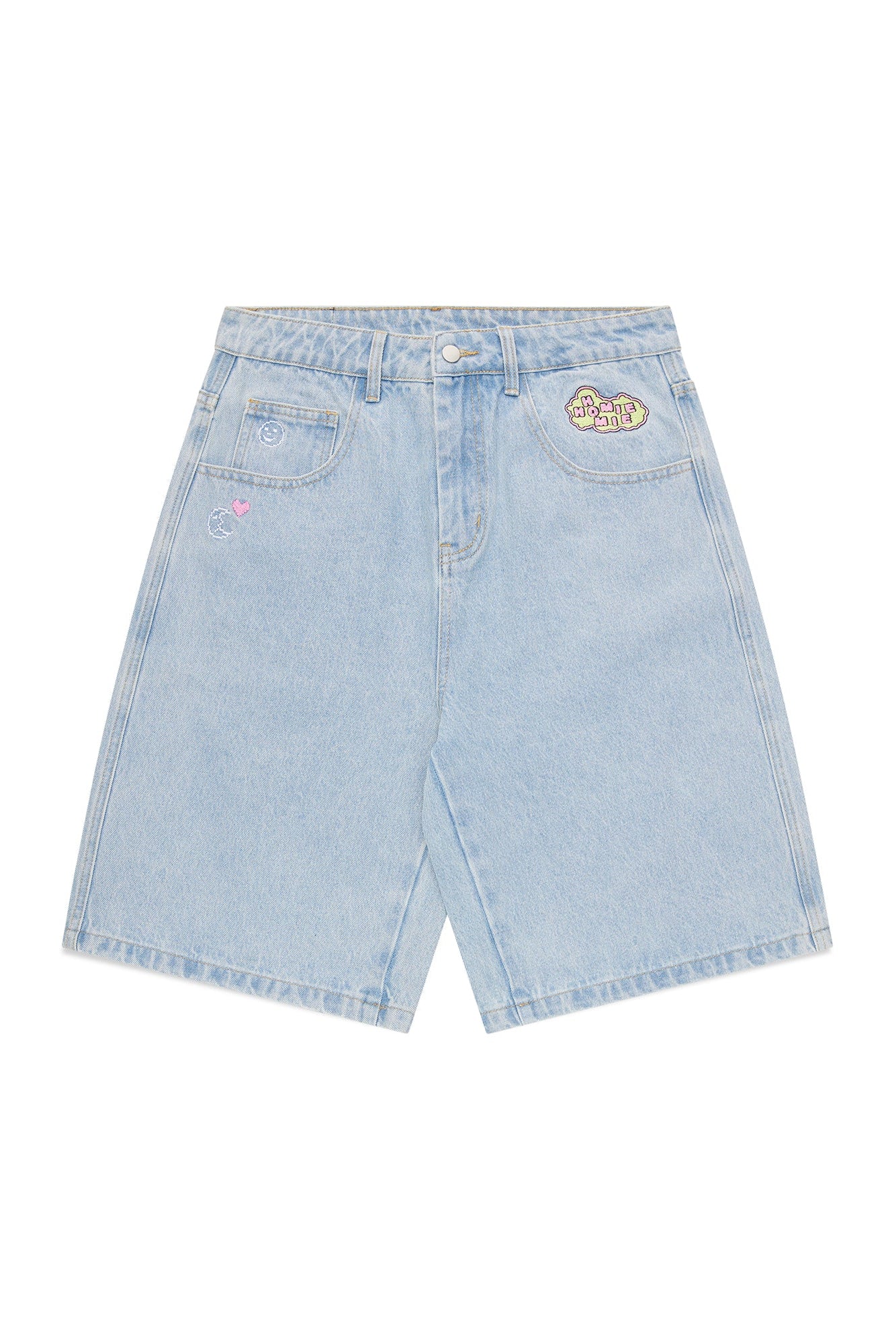 Creating Nostalgia Jorts - Medium Blue
