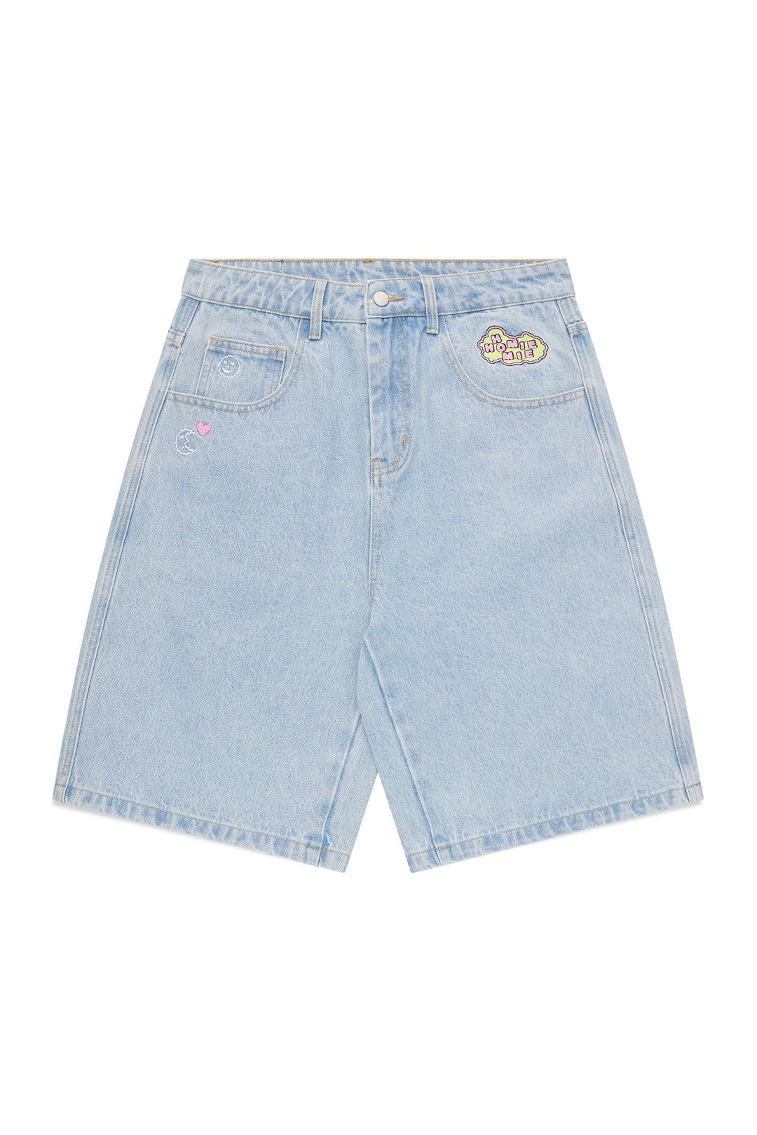 Creating Nostalgia Jorts - Medium Blue