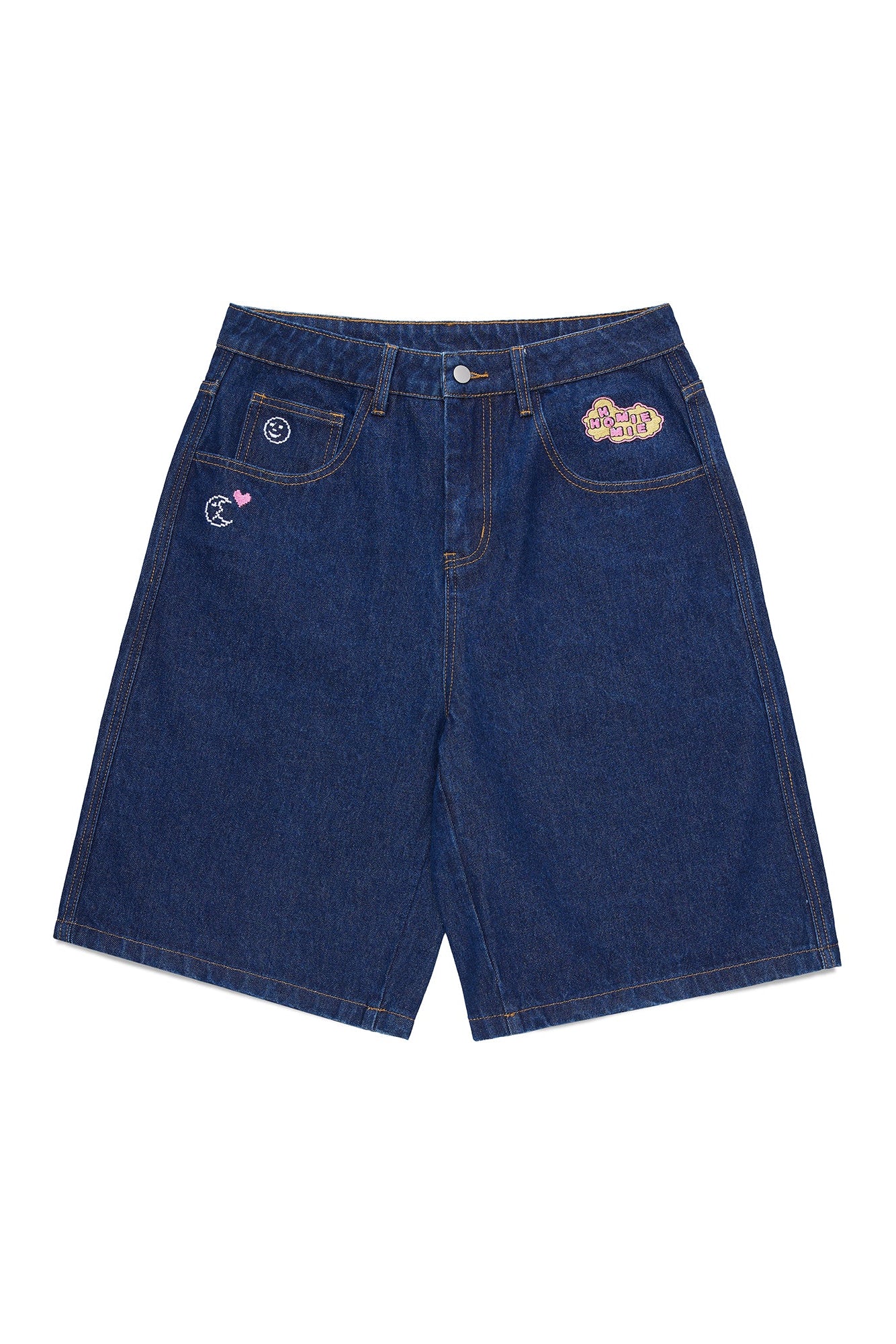 Creating Nostalgia Jorts - Dark Indigo