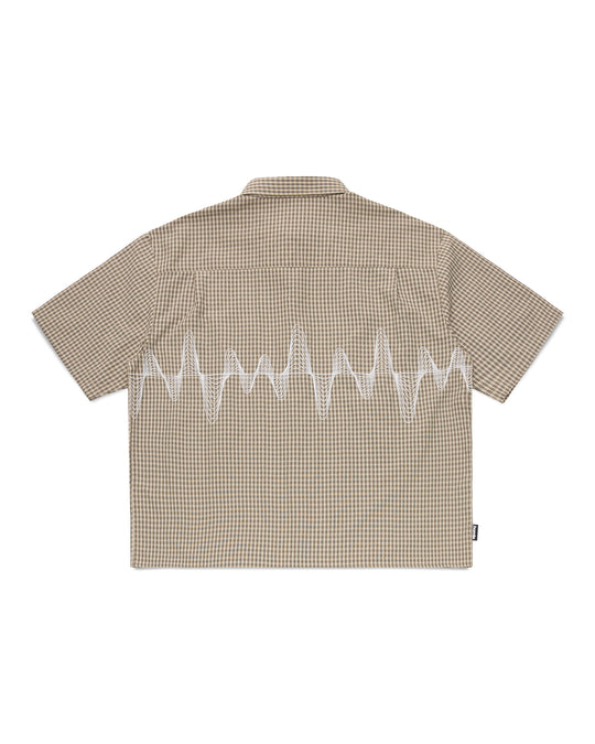 Rhythm Boxy Shirt - Chocolate Check