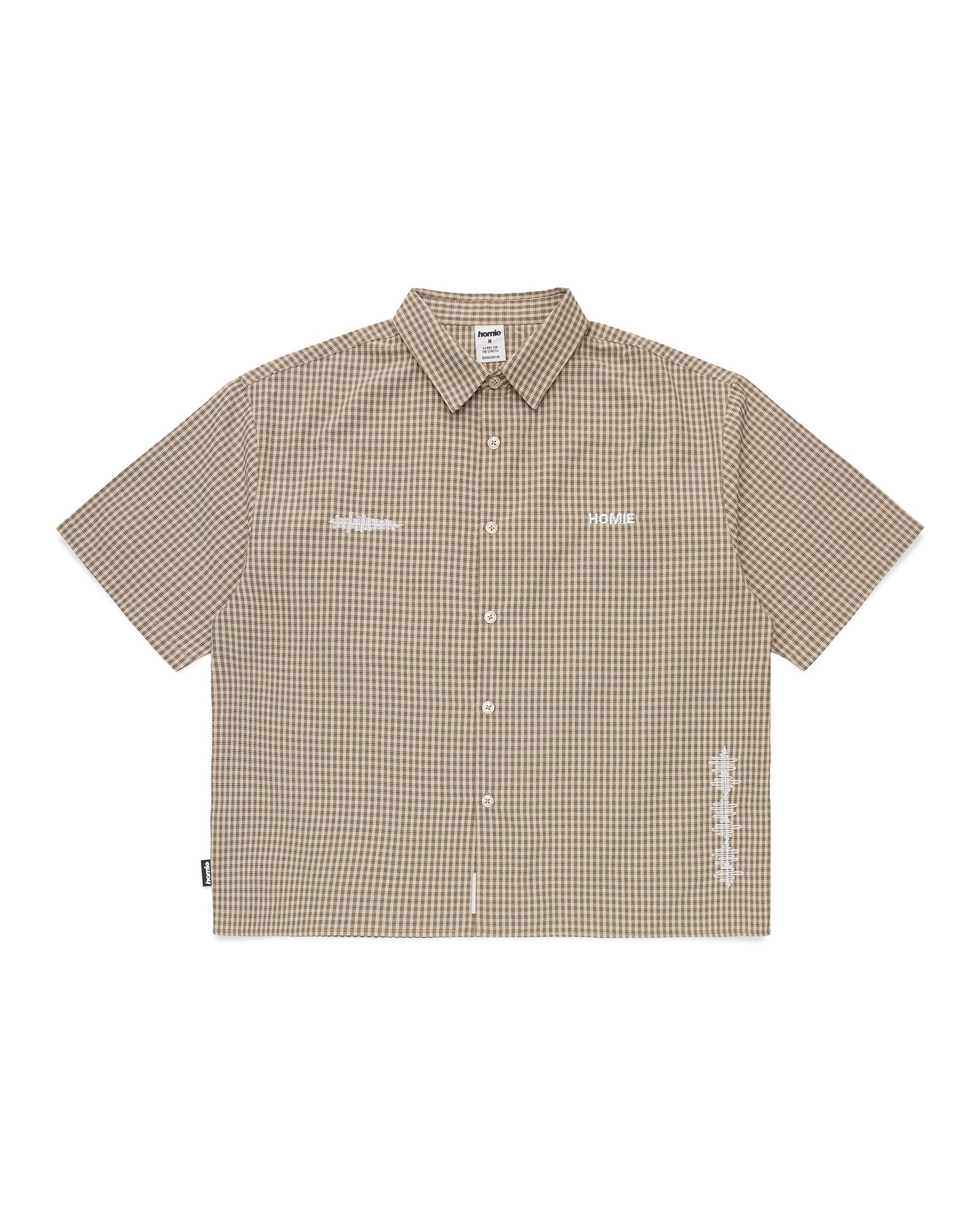 Rhythm Boxy Shirt - Chocolate Check