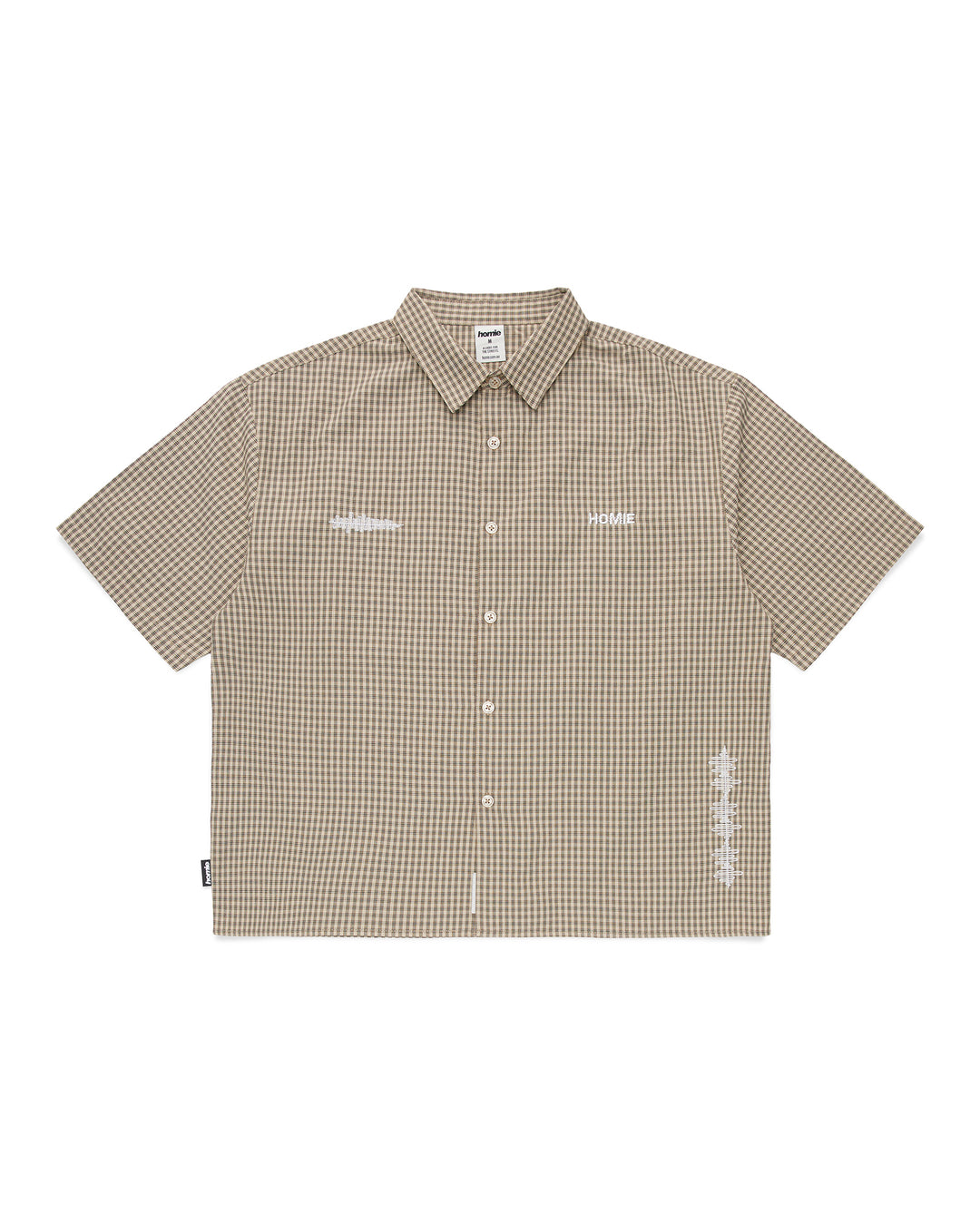 Rhythm Boxy Shirt - Chocolate Check