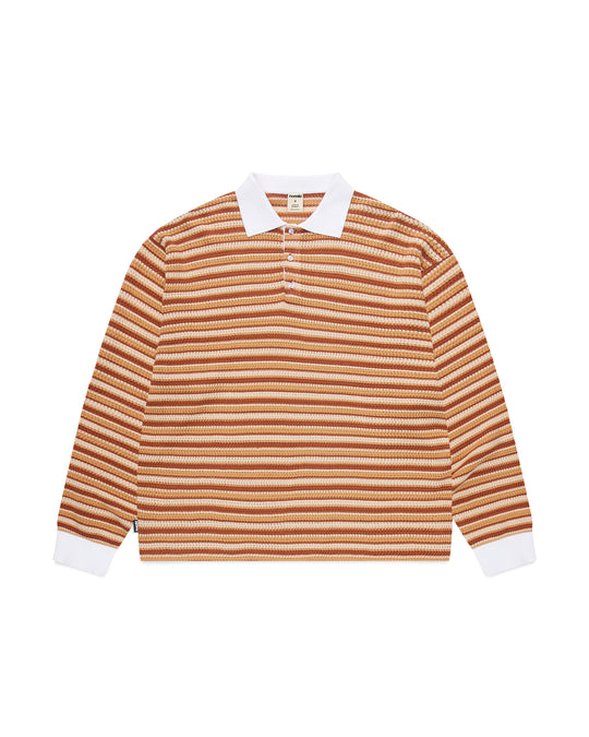 Stripe Rugby Knit - Brown