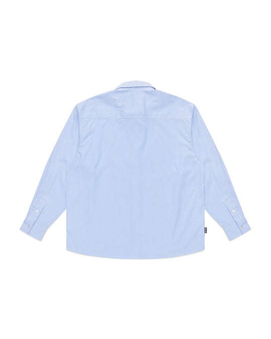 Blossom Oxford Shirt - Blue & White Stripe