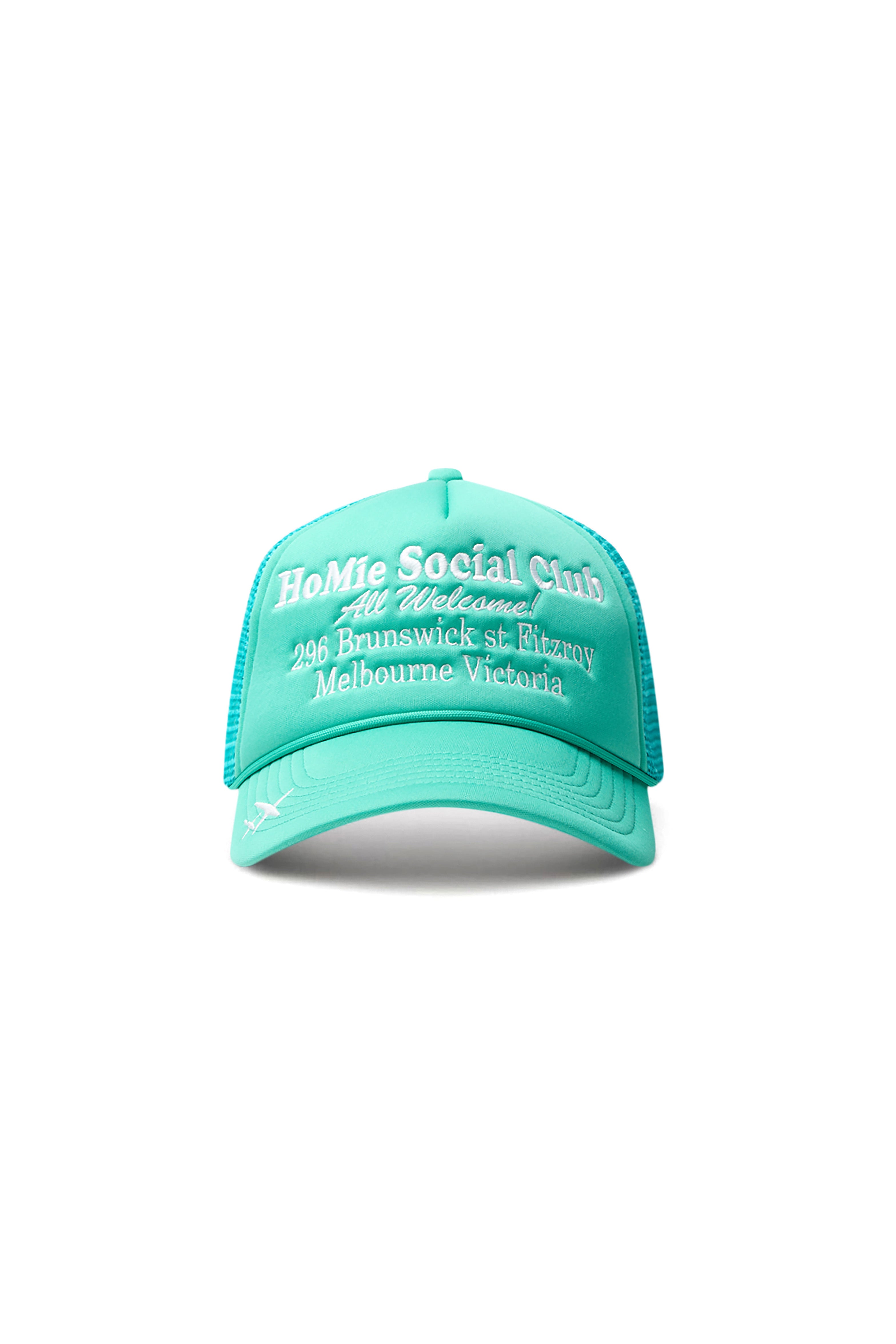 Social Club Trucker Cap - Teal
