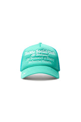 Social Club Trucker Cap - Teal