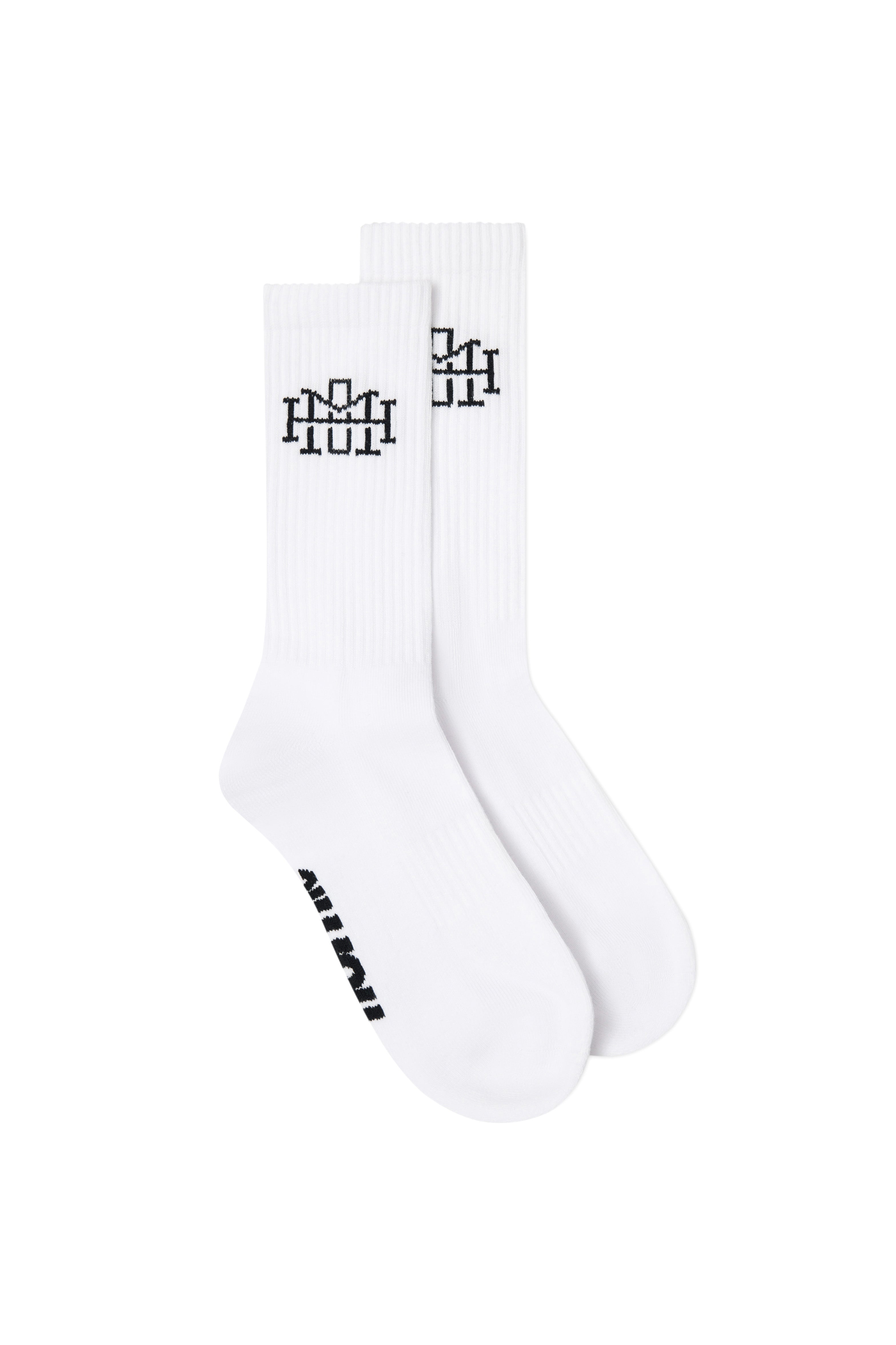 Monogram Socks - White