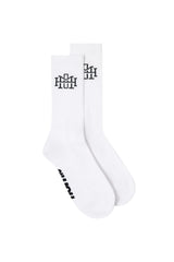 Monogram Socks - White