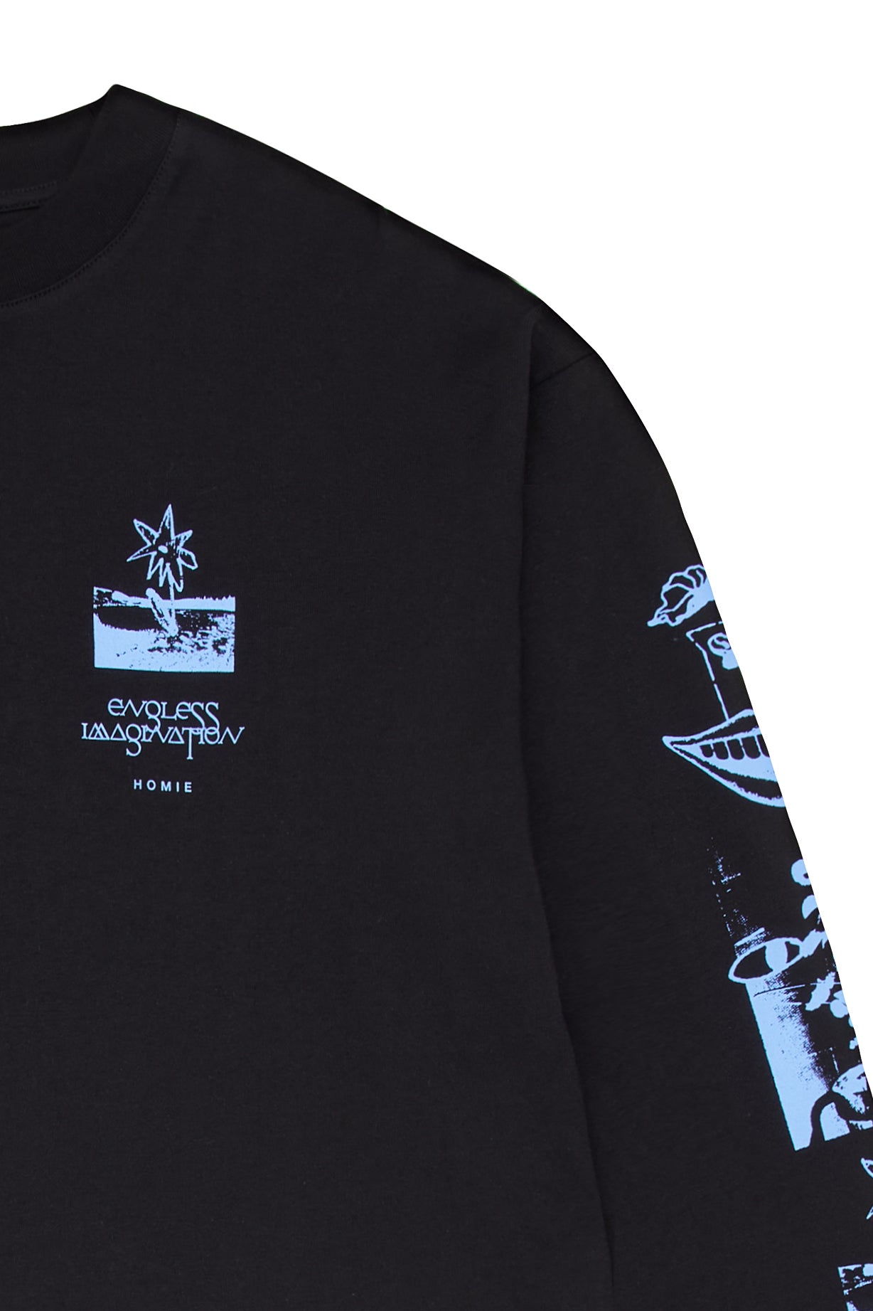 Endless Imagination LS Tee - Black